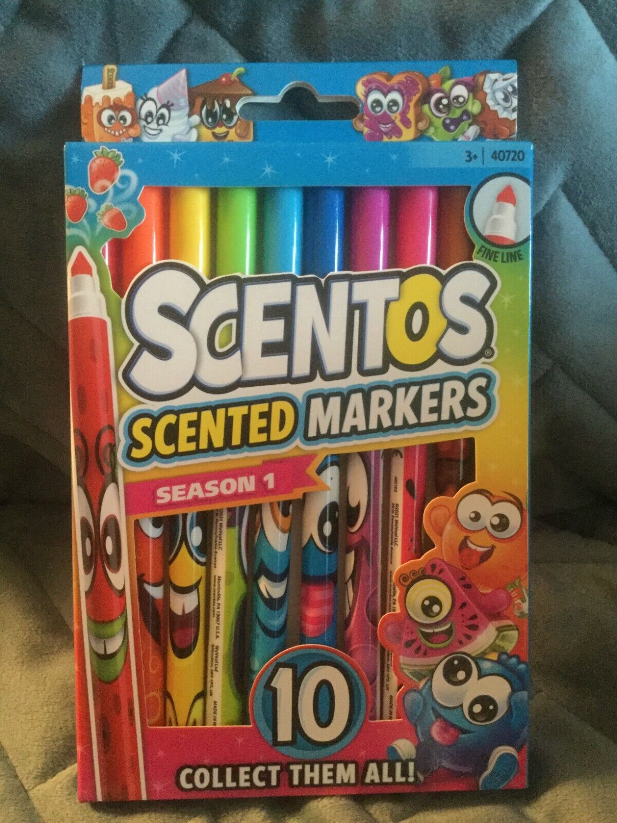 SCENTOS SCENTED MARKERS SEASON 1 FINE LINES AGES 3+ #40720 10 PACK