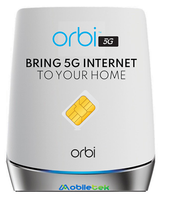 Orbi ルーター RBR750 NEW NETGEAR Orbi NBR750 5G | 4G WiFi Mesh 6 FACTORY UNLOCKED SIM