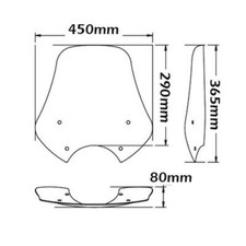 Cupolino Isotta trasparente Moto Guzzi Nevada 750 2003-2004