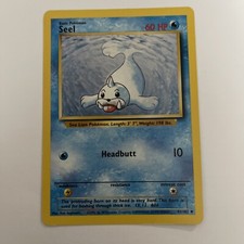 Seel - 41102 - Base Set - Pokemon Card - Lp Fast Shipping Seel - 41102 - Base Set - Pokemon Card - Lp Fast Shipping