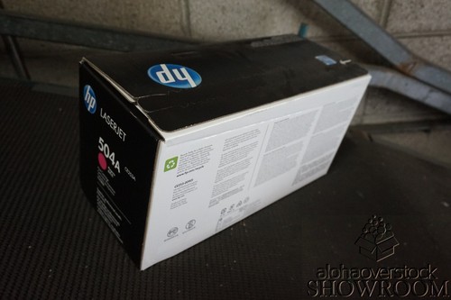 New Sealed Genuine OEM HP LaserJet 504A Magenta Toner CE253A LJ CP3525 9E11Z4a - 第 3/4 張圖片