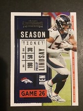 2020 Contenders Football Phillip Lindsay Base Veteran Denver Broncos 
