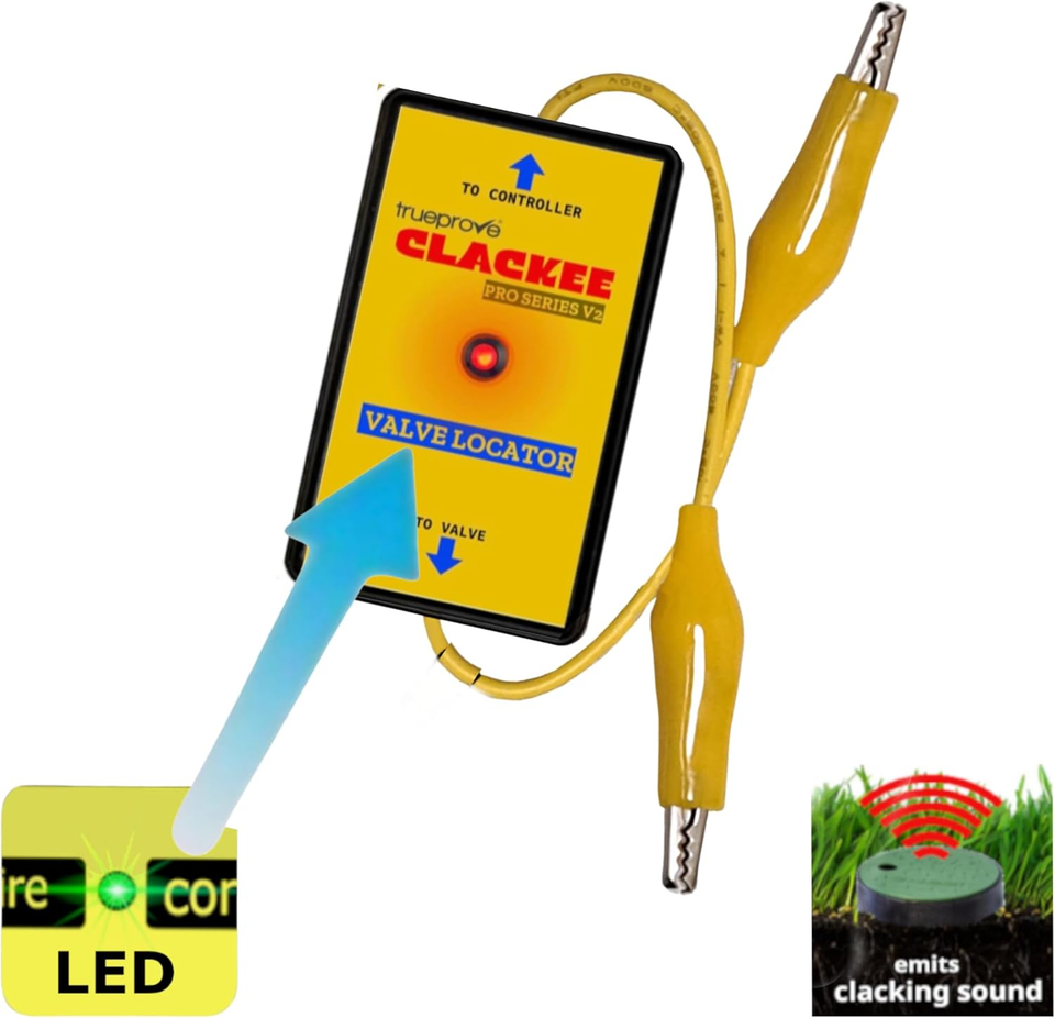 The Original Clackee PRO V2.0 Sprinkler Valve Locator Irrigation Buried