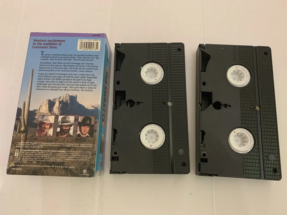 1979 The Sacketts VHS Video Tape Sam Elliott Foto 2 de 2
