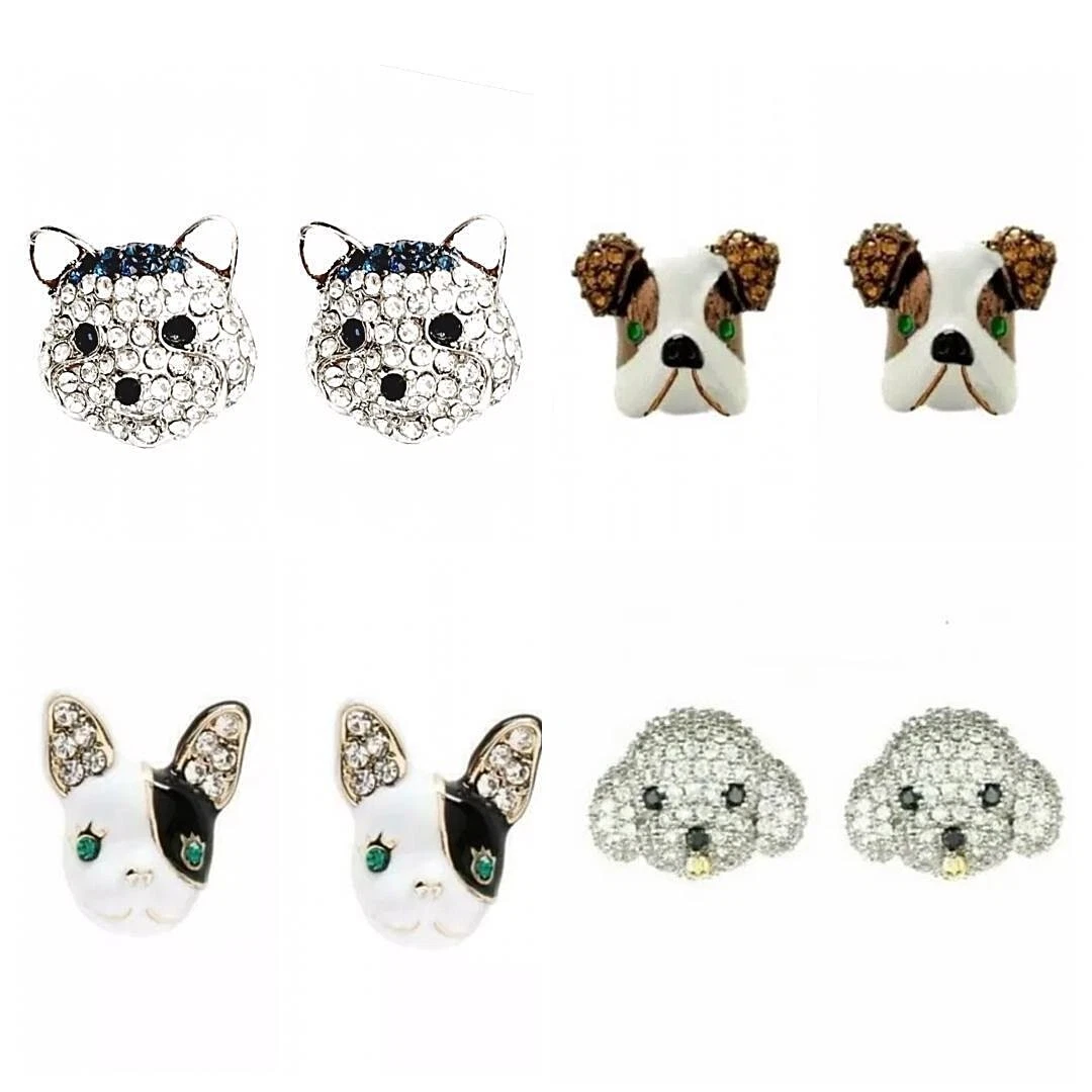 Betsey johnson dog earrings online