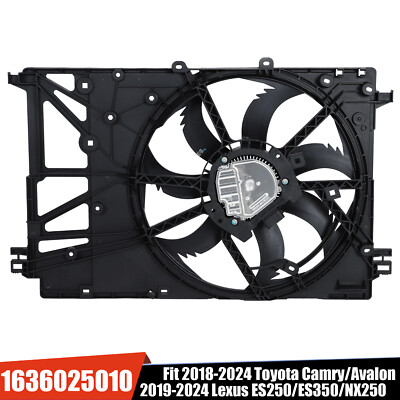#ad #ad AC Radiator Cooling Fan For 2018 2024 Toyota Camry Avalon Lexus ES250 1636025010 $118.99