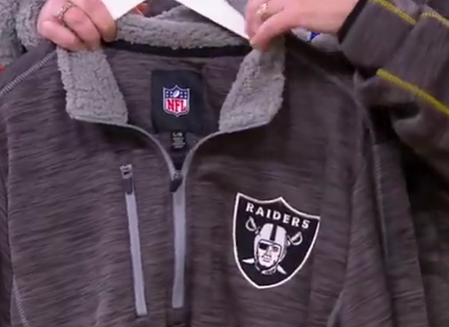 NFL Men's Half Zip Pullover LAS VEGAS RAIDERS LIGHTWEIGHT TRANSITIONAL JACKET S - Picture 7 of 21