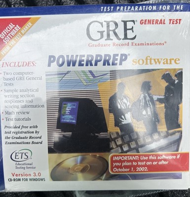 Powerprep Software: Test Preparation for the Gre General Test, Version 3.0 (CD) 