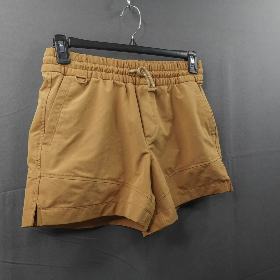 Bañador corto Old Navy para mujer pequeño amarillo mostaza malla forrado activo Foto 2 de 4