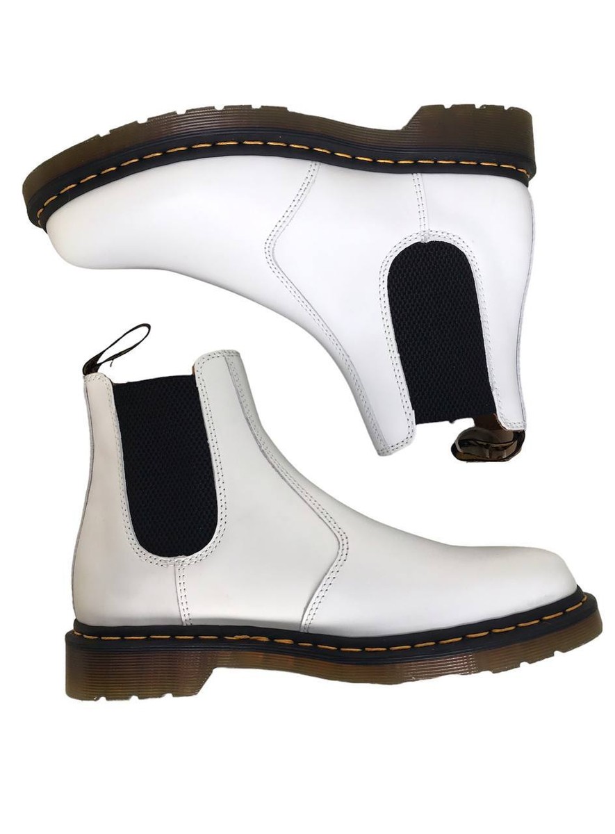 美品 Dr.Martens 2976YS WHITE 37 ladies US6 NEW! Dr. Martens 2976 YS white smooth leather Chelsea boots