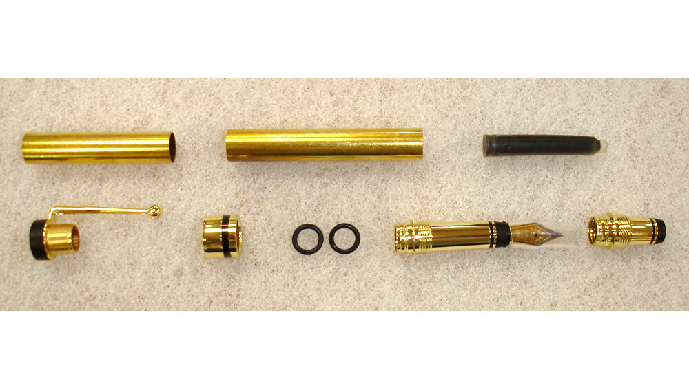 CHARNWOOD Penturning PENEF Classic Elite Fountain Pen - Gold