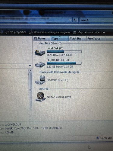 HP Pavilion dv7-4051nr 17.3in. (500GB, AMD Phenom II, 1.6GHz, 4GB)... - Picture 5 of 11