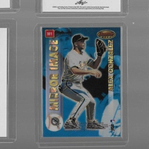 ALEX RODRIGUEZ GONZALEZ BOWMAN'S BEST ROOKIE MIRROR IMAGE ATOMIC REFRACTOR 1999 - Picture 2 of 2