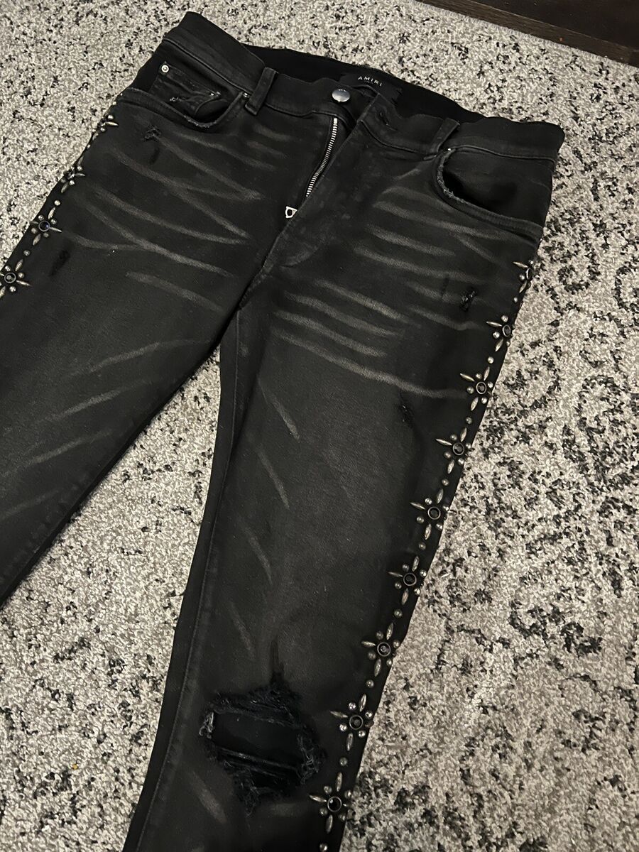 Amiri Side Studded Broken Jeans Size 31 | eBay Amiri Side Studded Broken Jeans Size 31 | eBay