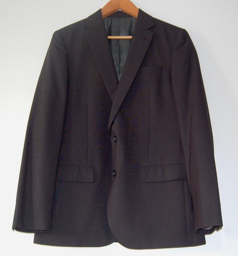 Country Road Mens Business Black Suit Merino Wool, RRP $750 - 第 1/13 張圖片