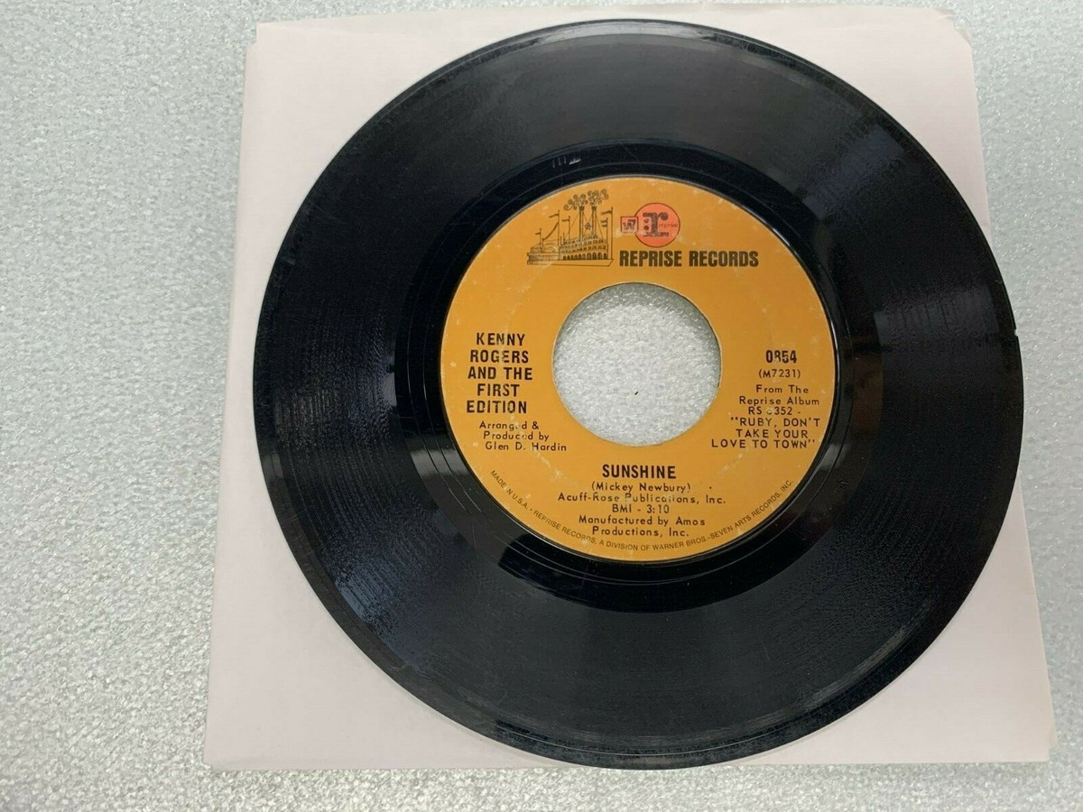 Vintage The First Edition 45 RPM Records Each Sold