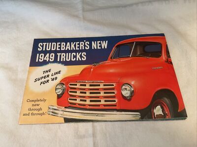 1949 Studebaker Truck Color Fold Out Brochure