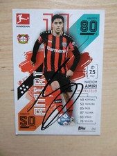 Nadiem Amiri Autogramm signed TC Topps Bundesliga "Bayer 04 Leverkusen 21/22"