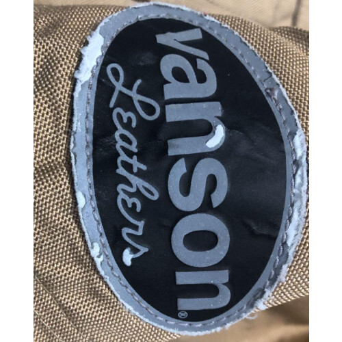 VANSON × SUZUKI Motorcycle Jacket Size:2XL Nylon,Leather VG limited From JAPAN - Picture 11 of 12
