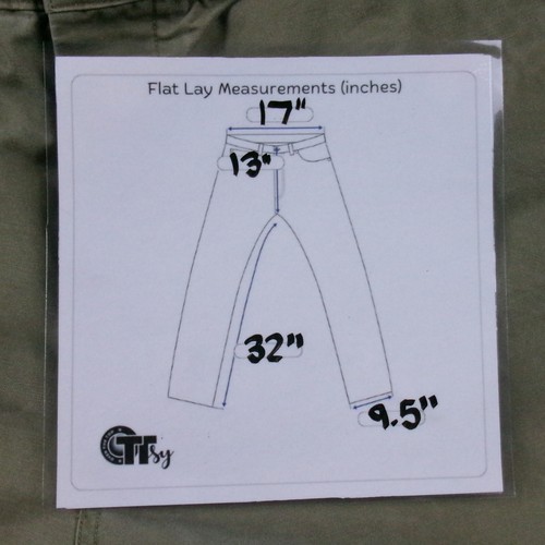 vtg POLO Ralph Lauren Cotton Duck Canvas Double Knee Workwear Utility Pant 34x33 - Picture 4 of 15