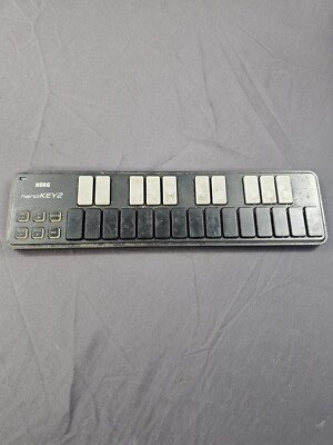 Korg NanoKey2 Slim-Line USB 25-Key Keyboard MIDI Controller Black Nano Key