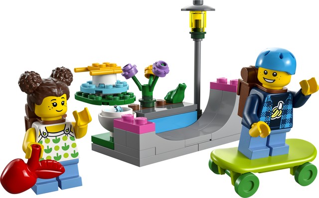NEW LEGO City 30588 Kids' Playground polybag 6379594 2022 Skatepark Skateboard