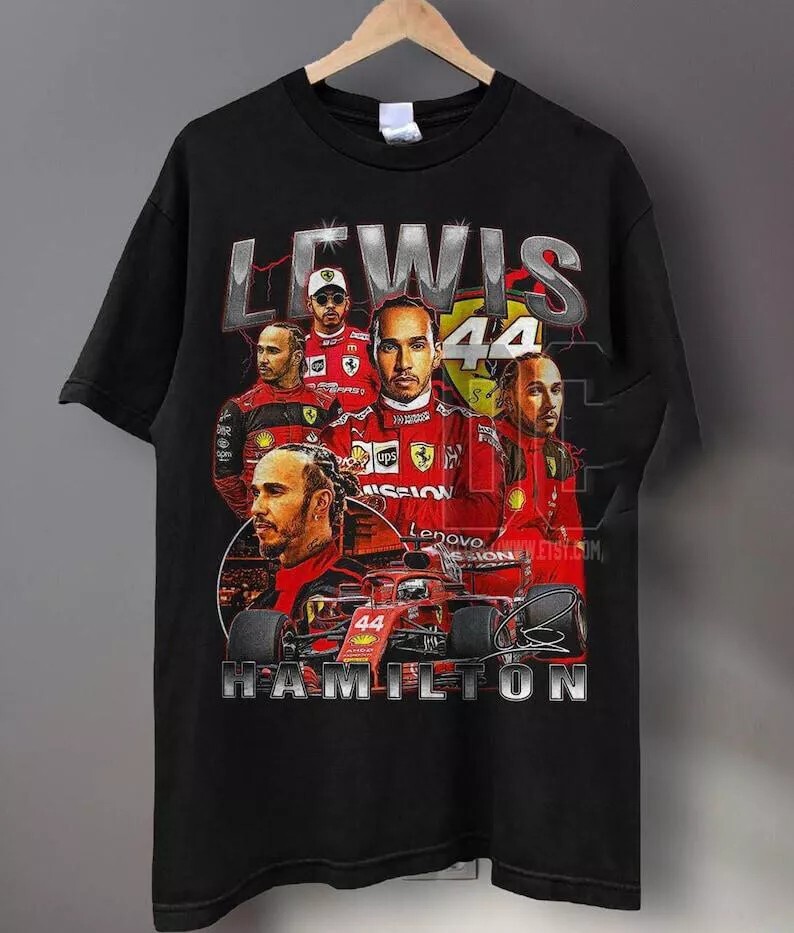 Lewis Hamilton Shirt Formula One shirt Classic 90s Graphic Tee