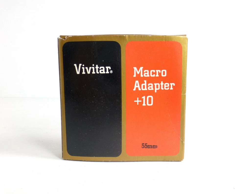 Vivitar Macro Adapter +10 55mm Optical Glass filter w/Leather case and Box - Image 4 of 4