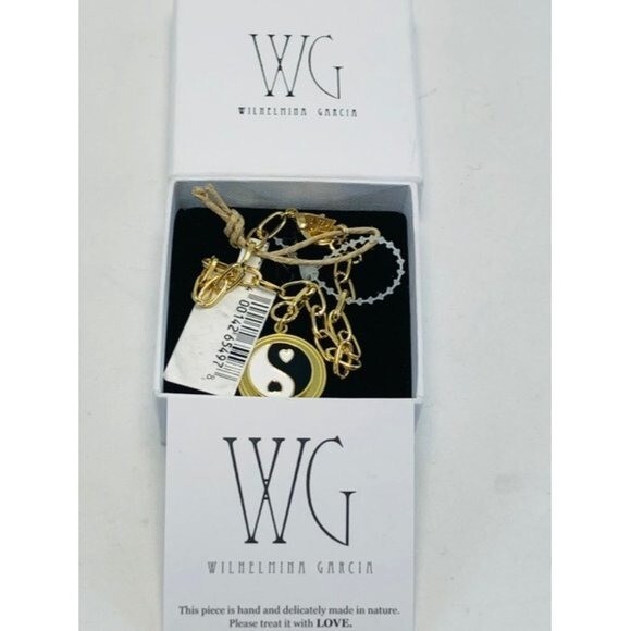 Alternate view of Wilhelmina Garcia 18k Gold-plated Yin Yang Charm Bracelet