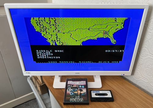 Ocean Knight Rider Commodore 64 Cassette - Rare Working -👽👾Retro Gift Idea👾👽 - Photo 5/24