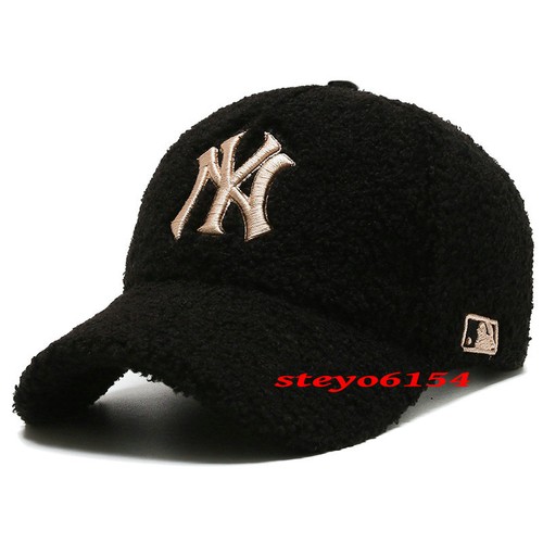 New Fashion NY Baseball Caps Outdoor Casual Peaked Warm Cap Black Hats