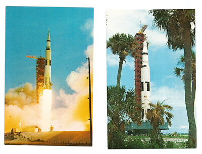 Apollo 11 Florida FL Postcards Moon Landing NASA