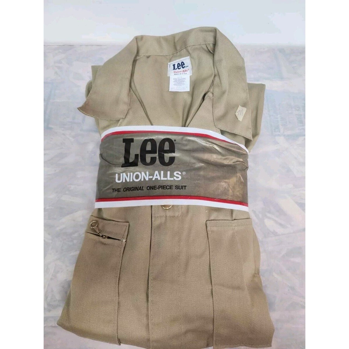 ジャケット・アウター VINTAGE LEE COVERAALLS MADE IN USA Lee Coveralls NOS Size 44 Regular Vintage Made In USA New Old