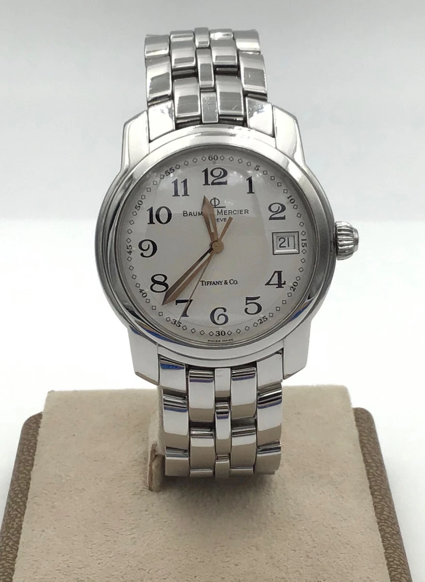 Rare Tiffany & Co Baume & Mercier Stainless Steel 37 mm Quartz