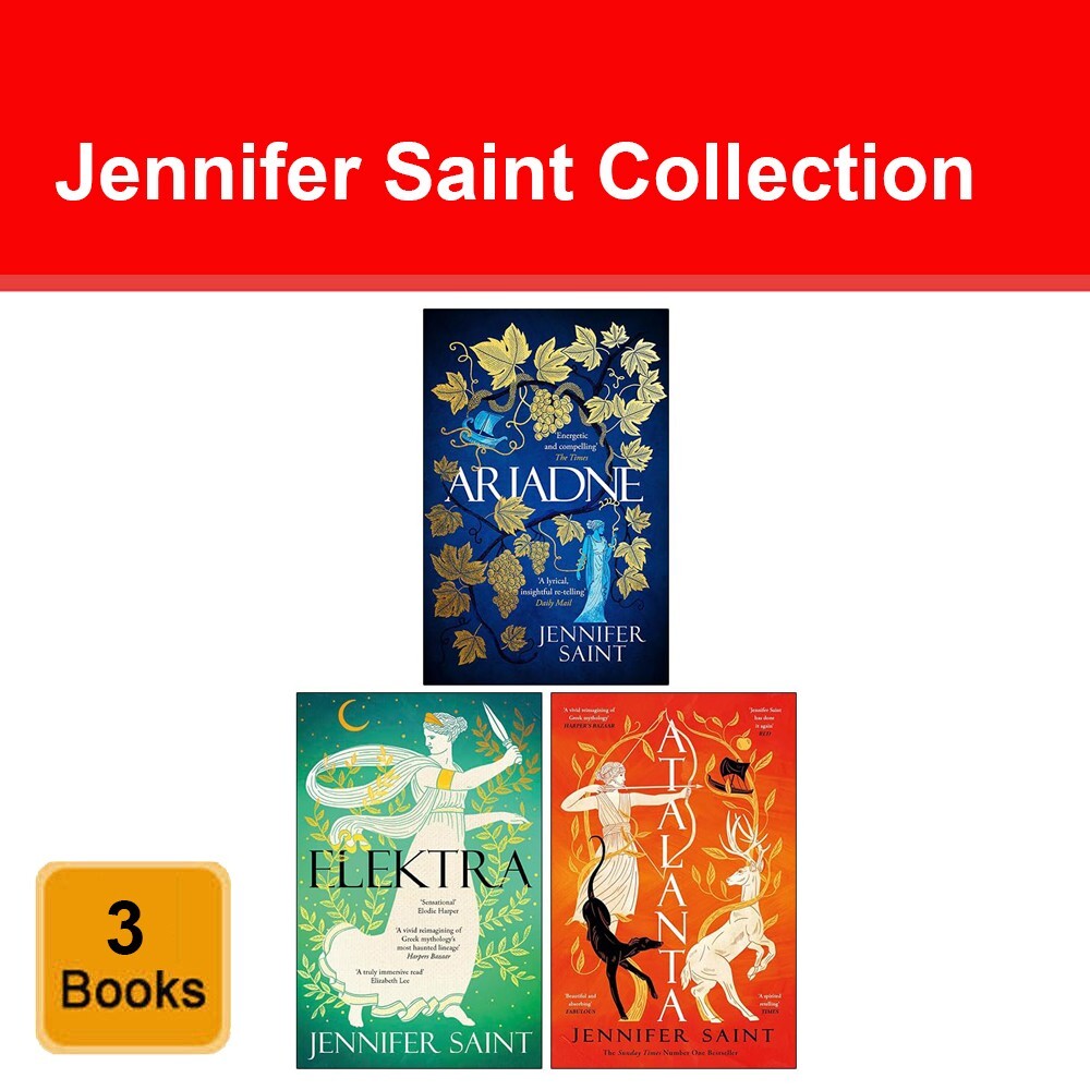 Jennifer Saint Collection 3 Books Set (Ariadne, Elektra & Atalanta)