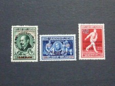 Belgien 1947 MiNr.784I-786I**Postfrisch