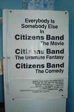 Vintage Citizens Band The Movie One Sheet Original Movie Promo Poster Folded