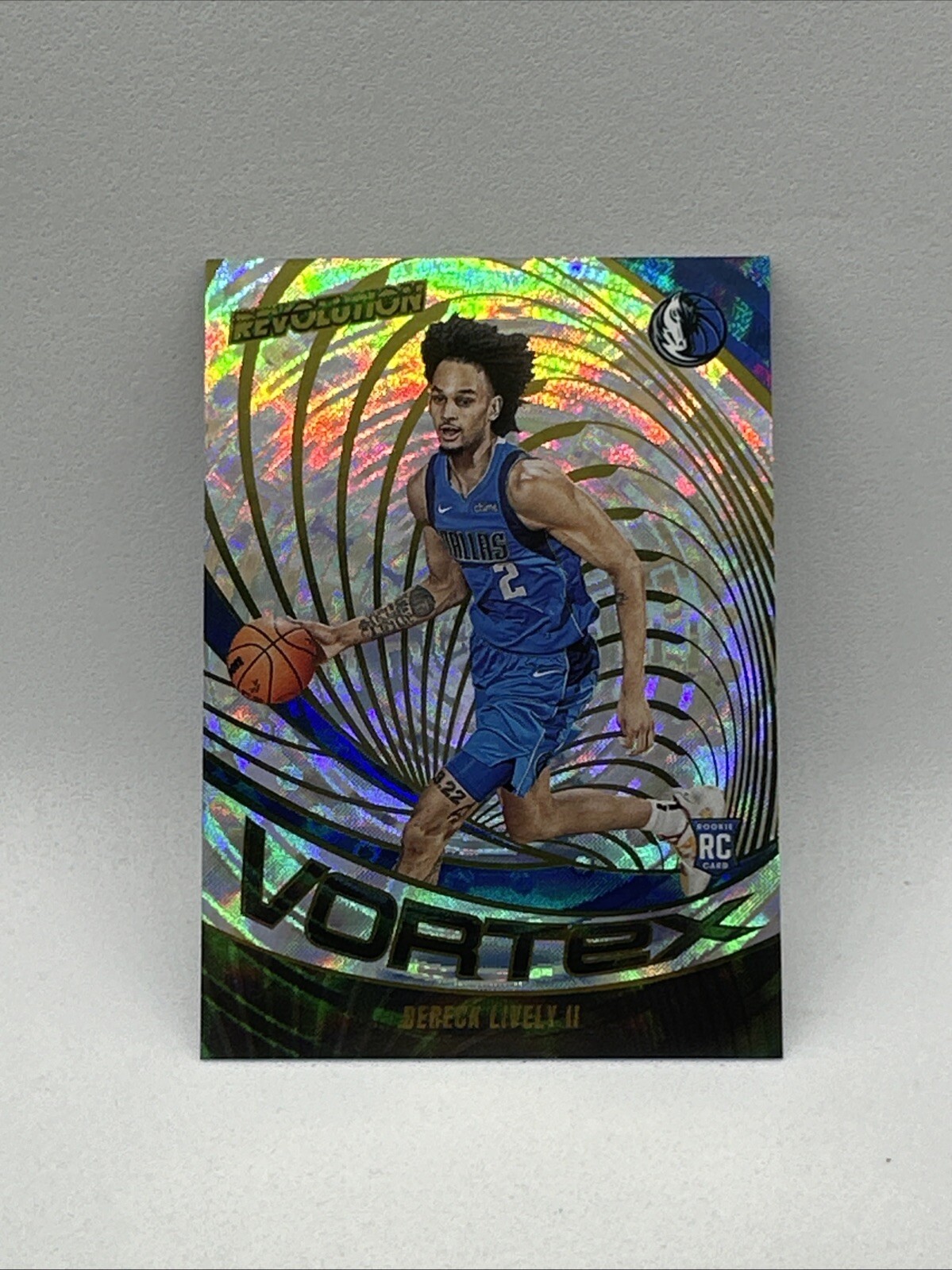 2023-24 Panini Revolution Dereck Lively II Vortex Fractal Dallas Mavericks #18