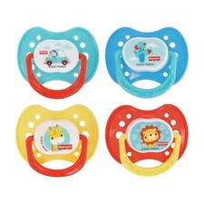 Fisher-Price Orthodontic Pacifier Holder Set BPA Free Tiger Baby