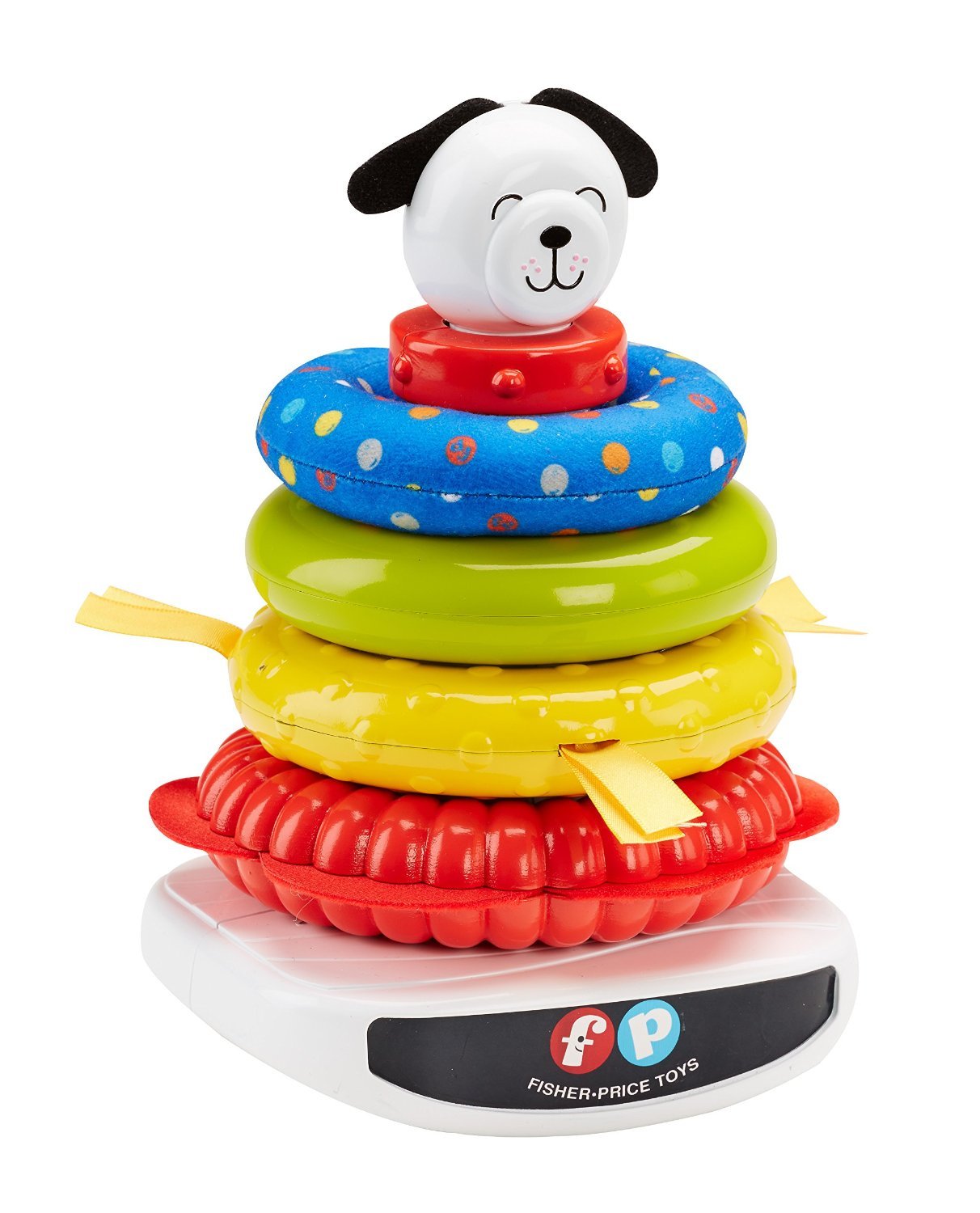 FISHER PRICE ROLY POLY ROCK A STACK CLASSIC TOY - TEXTURED RINGS 1963 ...