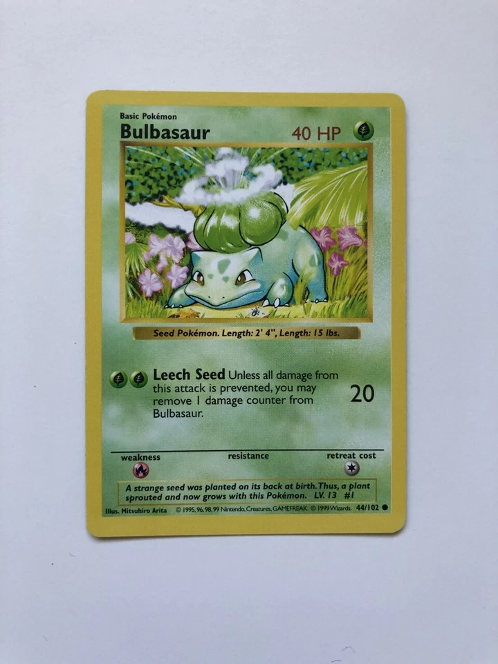 1999 Pokemon Base Set - All Uncommon Common Cards - Rare - Shadowless - NM - Image 2 of 3