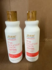 (2) Raw Sugar The Bounce Back Mango Butter Agave Carrot Oil Conditioner 18fl oz