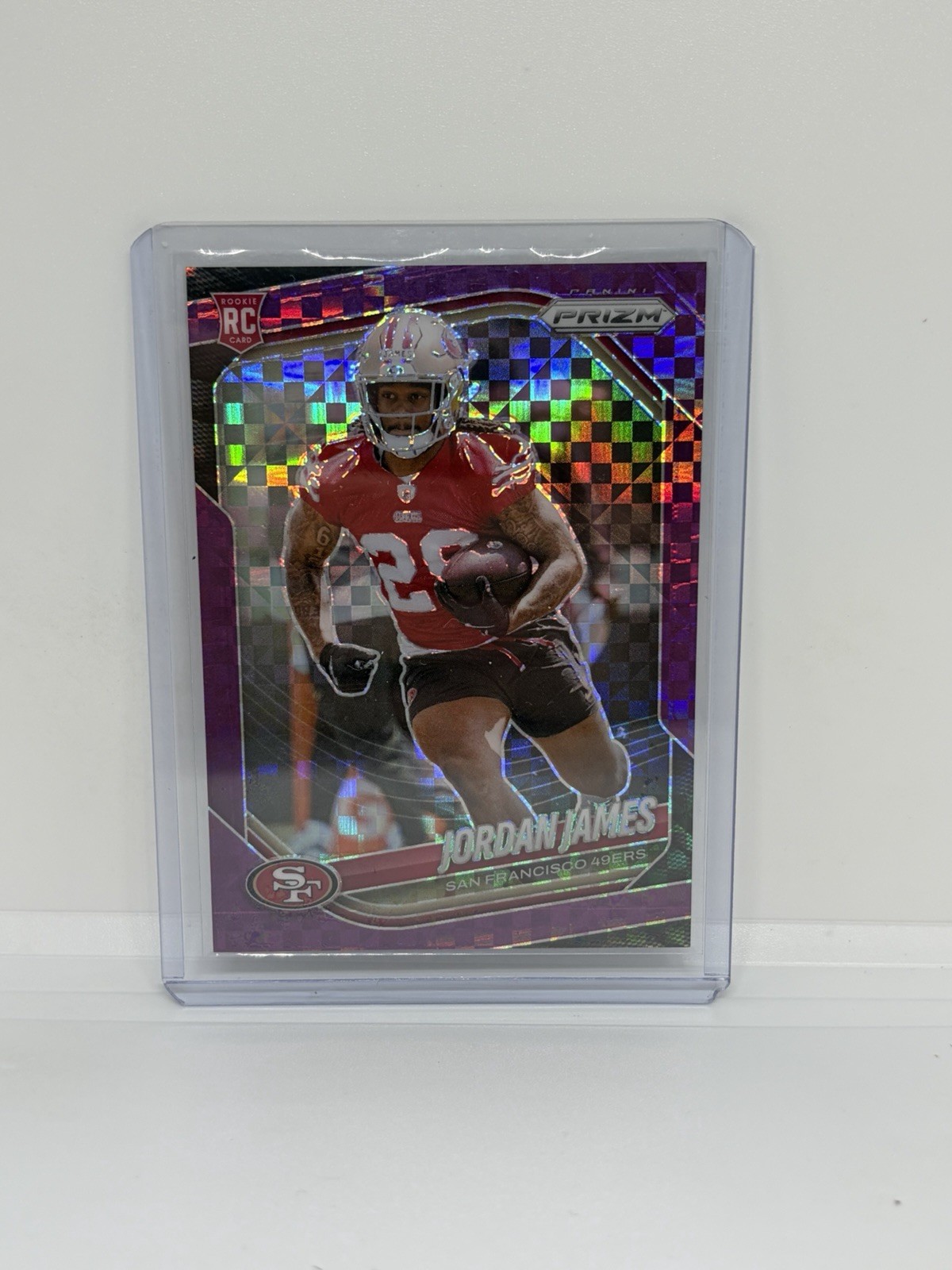 2025 Panini Prizm - #323 Jordan James Purple Power /49 RC