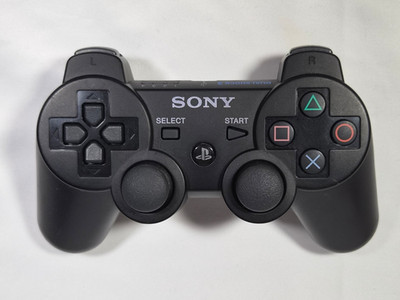 Sony PlayStation 3 PS3 Controller Gamepad Schwarz Sixaxis Dualshock 3 retro TOP!