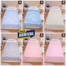 Super Soft 2-Ply Baby Blanket 110x135cm – Warm Cozy Cot Blanket for Boys & Girls
