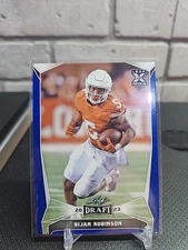 2023 Leaf Draft - Blue #41 Bijan Robinson (RC)