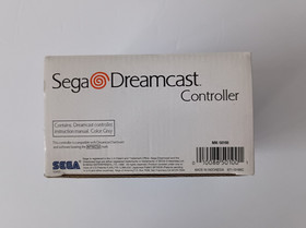 🎮 DREAMCAST 🎮 GAMING CONTROLLER 🖤 CLEAR BLACK 🖤 WITH BOX  / INSTRUCTIONS 