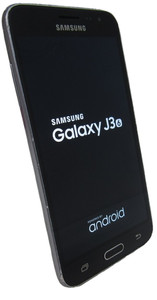 Samsung Galaxy J3 (2016) Duos, SM-J30FN, schwarz, 8GB, Grade C, entsperrt (1)