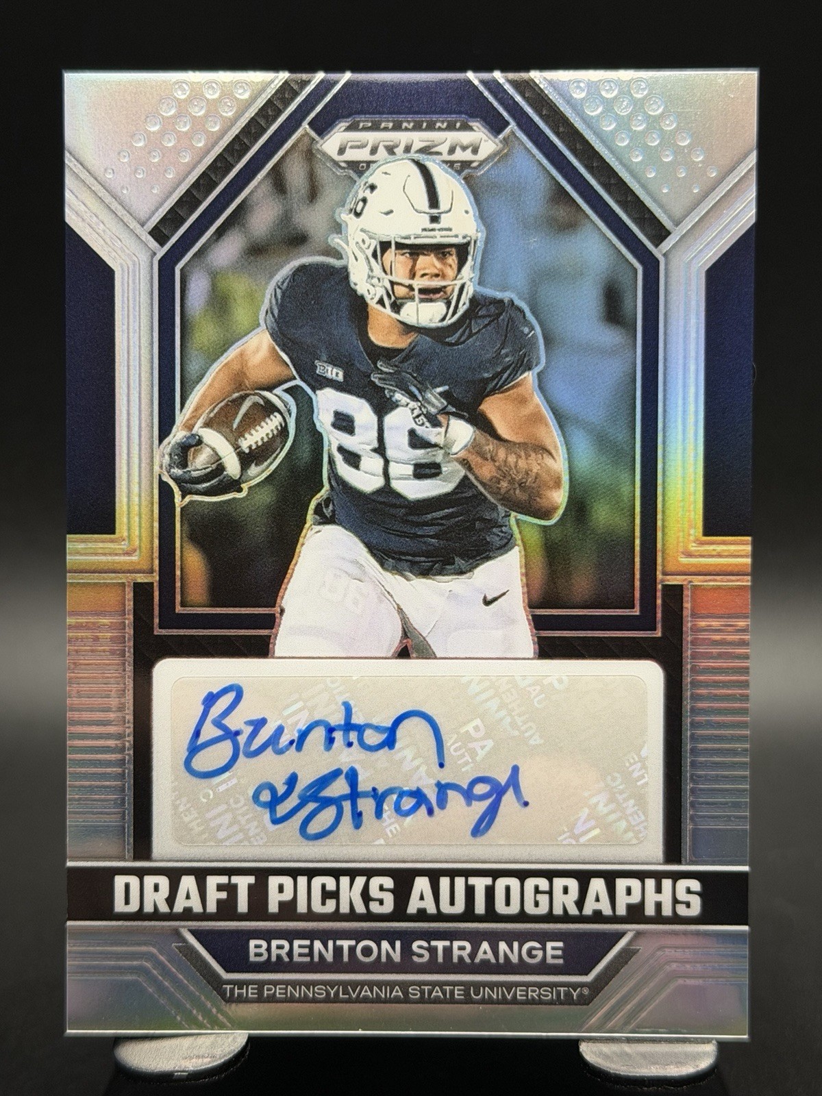 Brenton Strange Panini Prizm Draft Picks Draft Picks Autographs #DPABRS Silver