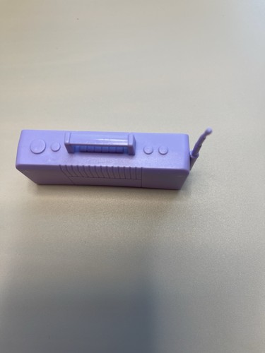 Vintage Barbie Doll Compatible Accessory Stereo Boombox Retro Purple Radio - Picture 6 of 6